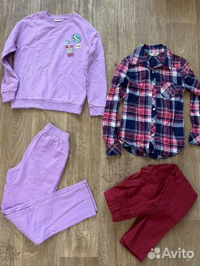 Вещи пакетом на девочку 140
