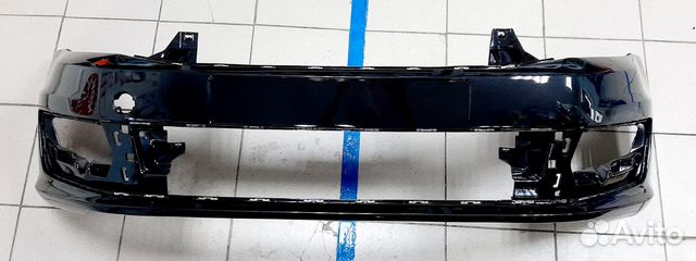 Бампер передний VW Polo рест 2015-2020 цвет C9X