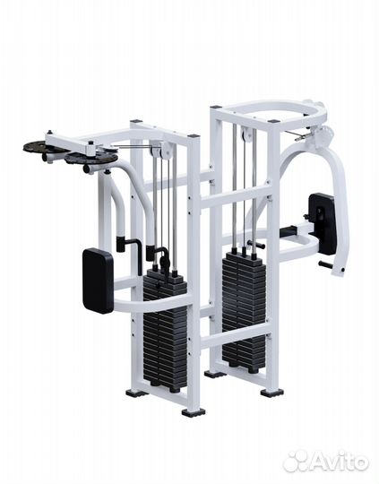 Баттерфляй, Задние дельты, Жим от груди, Гребная