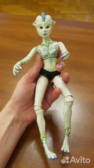 Кукла ручной работы, шарнирная