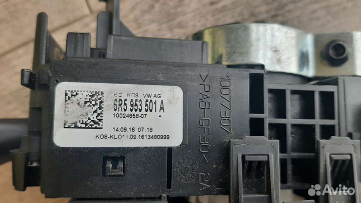 Подрулевой переключатель volkswagen polo 5