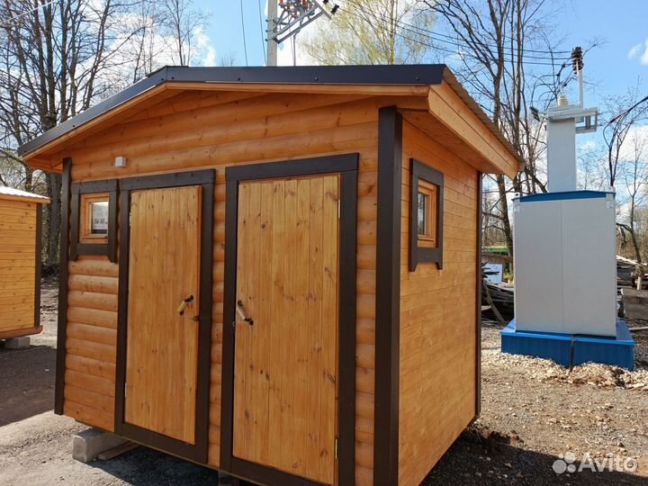 Дачный душ и туалет под ключ, строительство