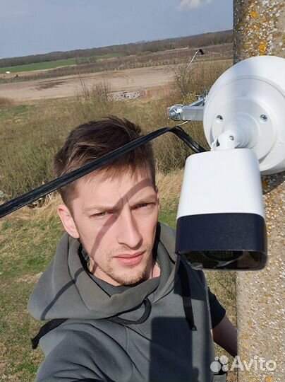 Видеонаблюдение, комплект, установка