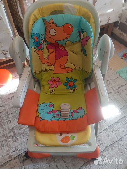 Стульчик для кормления chicco polly