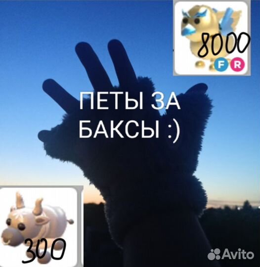 Петы из адопт ми за баксов