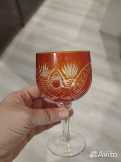 Ваза хрустальная ссср. Фужер рубиновый хрусталь