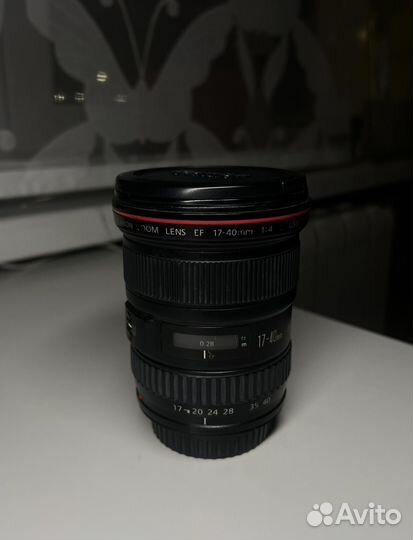 Объектив canon 17-40 f4