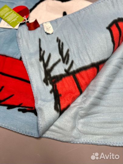 Детский флисовый плед