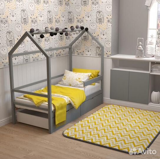 Кровать домик Svogen в наличии