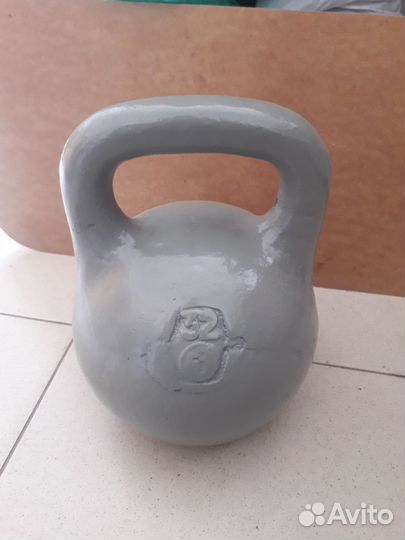 Гиря 32 кг СССР