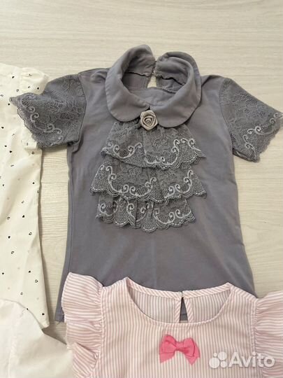 Пакетом блузки школьные на девочку 1 класс
