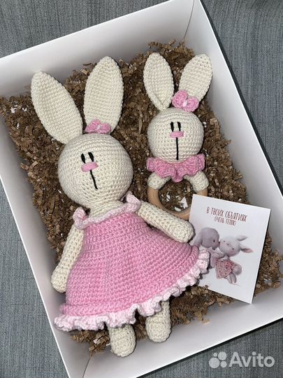 Мягкая игрушка зайчик