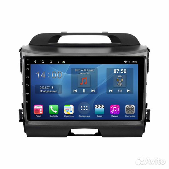 Магнитола для Kia Sportage 3 WiFi+4G