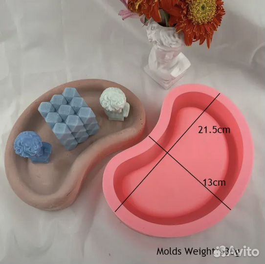Силиконовая форма Подставка Боб, 1 шт, Китай