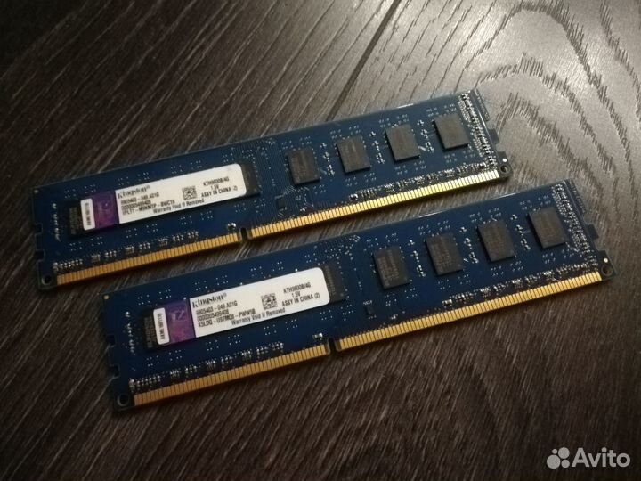 DDR3 Kingston 8GB (2x4) 1333MHz