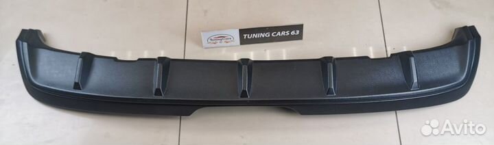 Диффузор на задний бампер Лада Веста Седан - Ун-л