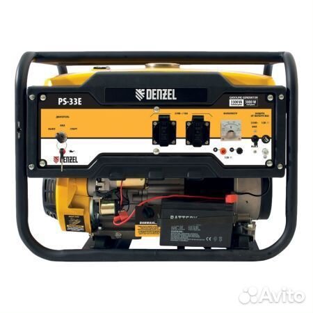 Генератор бензиновый PS-33E, 3,3 кВт, 230В, 15 л
