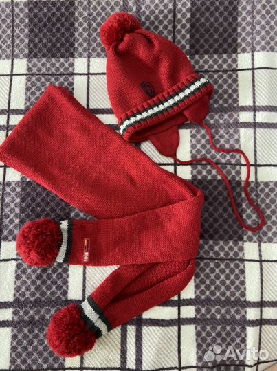 Комплект шапка, шарф