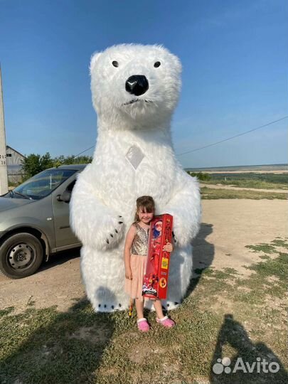 Белый мишка поздравление