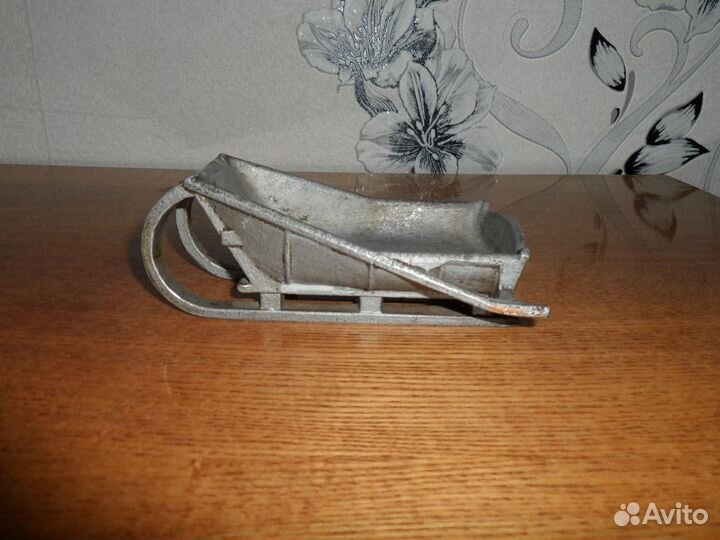 Пепельница сани СССР силумин