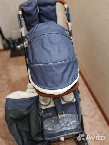 Детские санки коляска с колесами