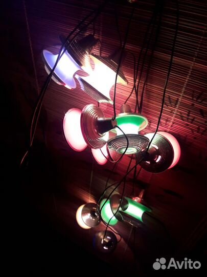 Елочная гирлянда фонарики СССР катушки