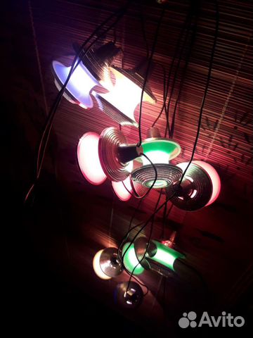 Елочная гирлянда фонарики СССР катушки