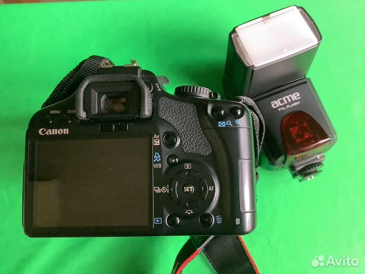 Зеркальный фотоаппарат canon eos 450d+Вспышка