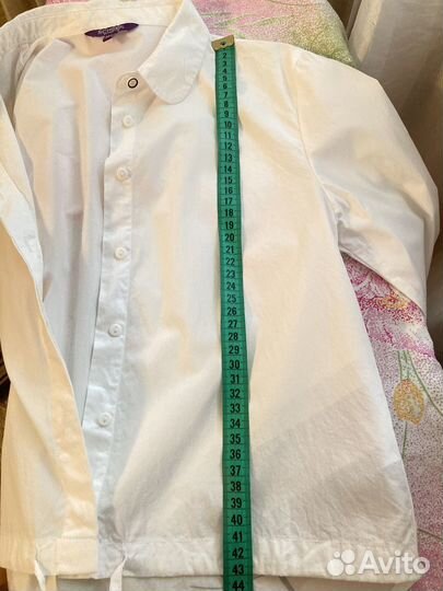 Рубашка школьная для девочки 140см