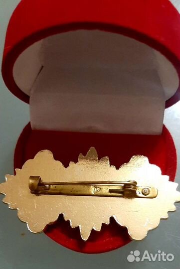 Винтажная брошь СССР