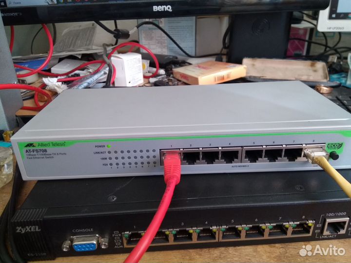 Коммутатор Allied Telesis AT-FS708 и Zyxel ES-2108
