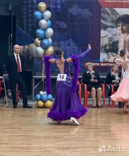 Платье для бальных танцев стандарт ю2