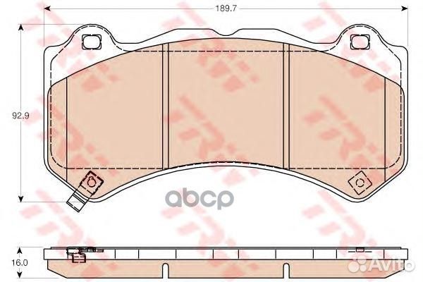 GDB4450 Колодки тормозные jeep grand cherokee 1