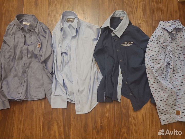 Рубашки школьные для мальчика новые 128-134
