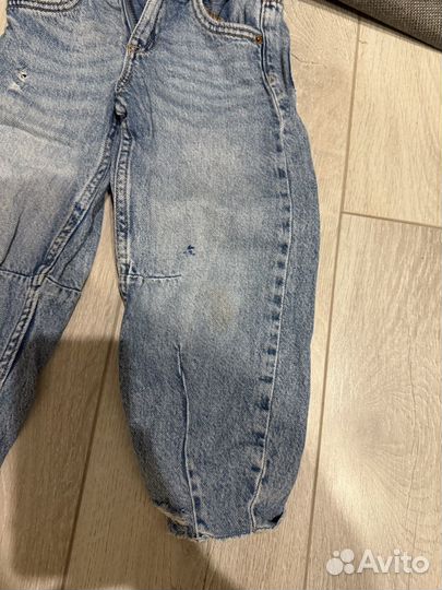 Джинсы zara для девочки 110