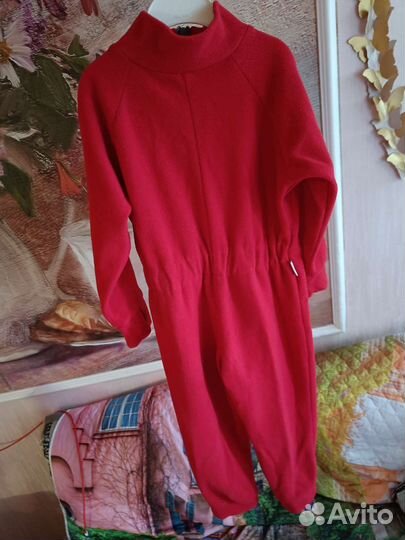 Флисовый комбинезон поддева 98