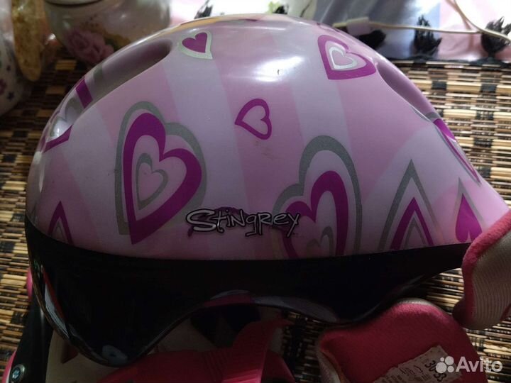 Роликовые коньки детские с защитой