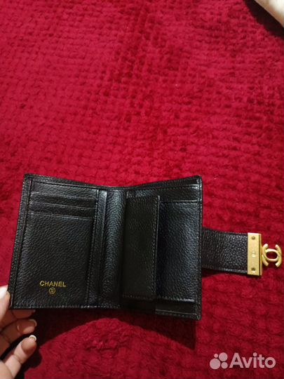 Кошелек женский натуральная кожа черный