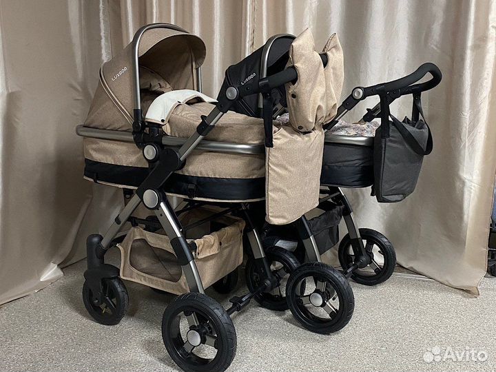 Коляска 3 в 1 для новорожденных