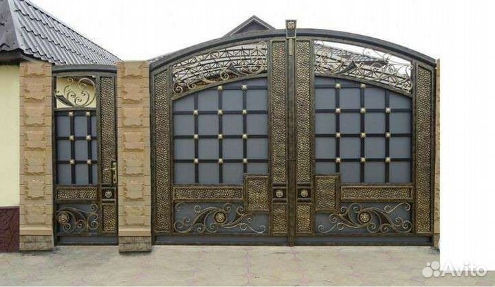 Металические ворота на заказ