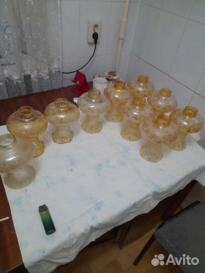 Плафоны разные от Югославских люстр и бра