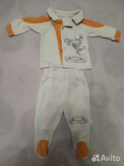 Распашонки и ползунки 56р