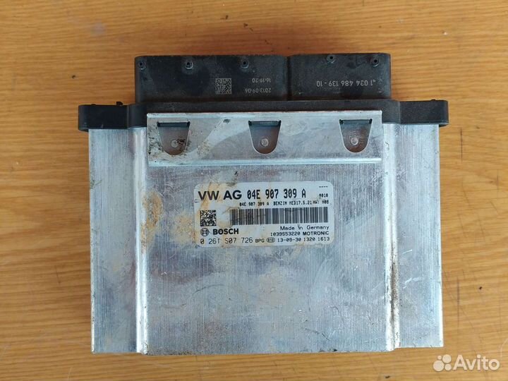 Эбу skoda octavia a7