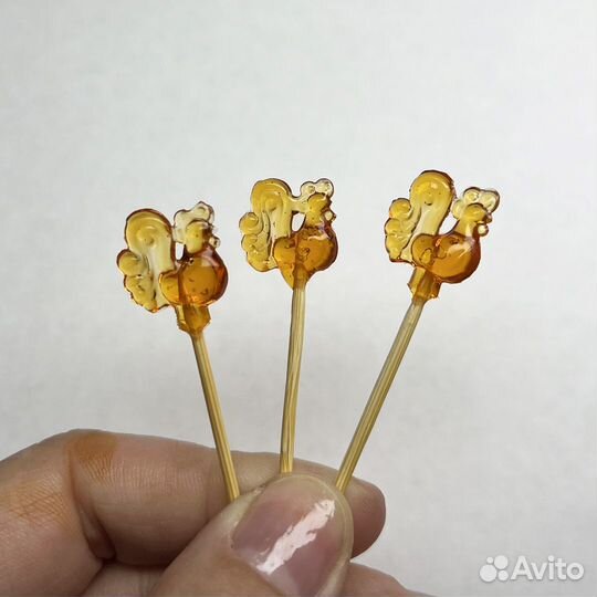 Петушки для ватной игрушки