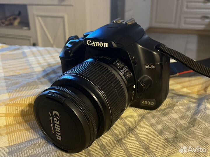 Зеркальный фотоаппарат canon eos 450d