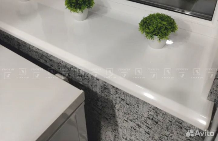 Подоконник Danke белый глянец. Серия 