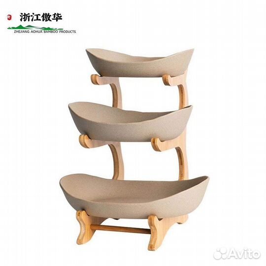 Фруктовница этажерка трёхуровневая