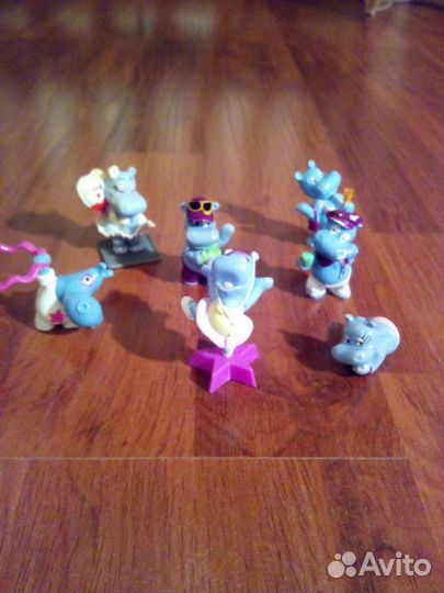 Киндер бегемотики старая коллекция