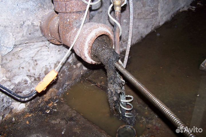 Устранение засора очистка канализации