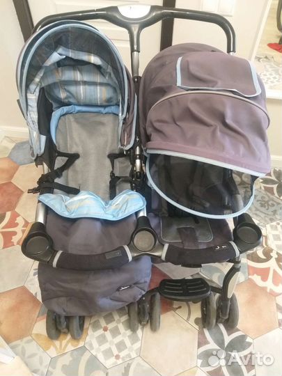 Прогулочная коляска для двойни и погодков Jetem